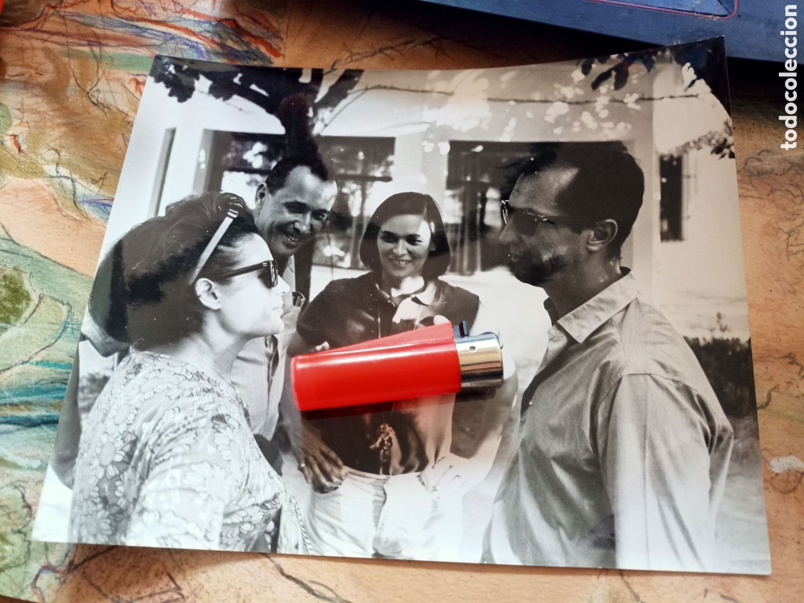 Cine: Carmen Sevilla, Luis Miguel Dominguin y Luc&iacute;a Bos&eacute; en la Finca &laquo;Villa Paz&raquo; 1965