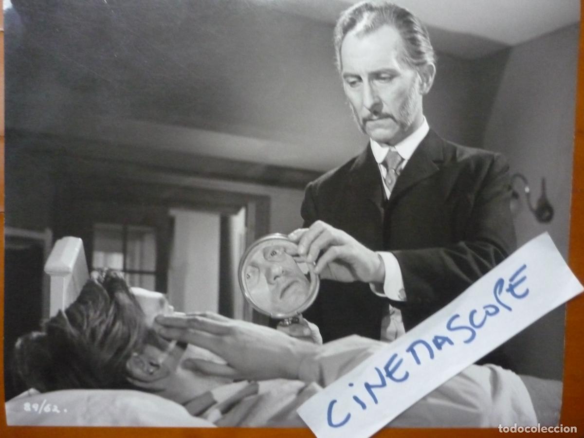 Cine: peter cushing - foto original b/n - the gorgon La leyenda de Vandorf - terence fisher