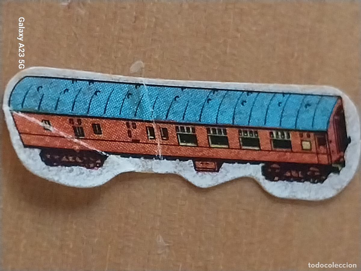 Cine: BIMBO AVENTURA DEL TREN A&Ntilde;O 1975 VAG&Oacute;N PASAJEROS -- CROMO RECUPERADO SIN NUMERAR 3.2CMS LARGO