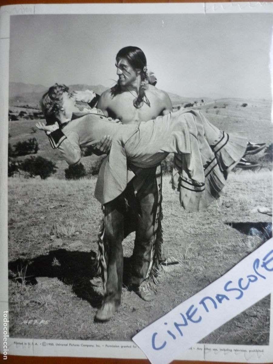 Cine: winchester 73 - foto original b/n - shelley winter rock hudson young bull