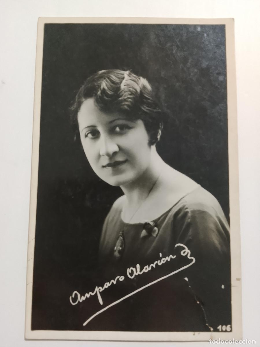 Cine: Postal de la actriz Amparo Alarc&oacute;n