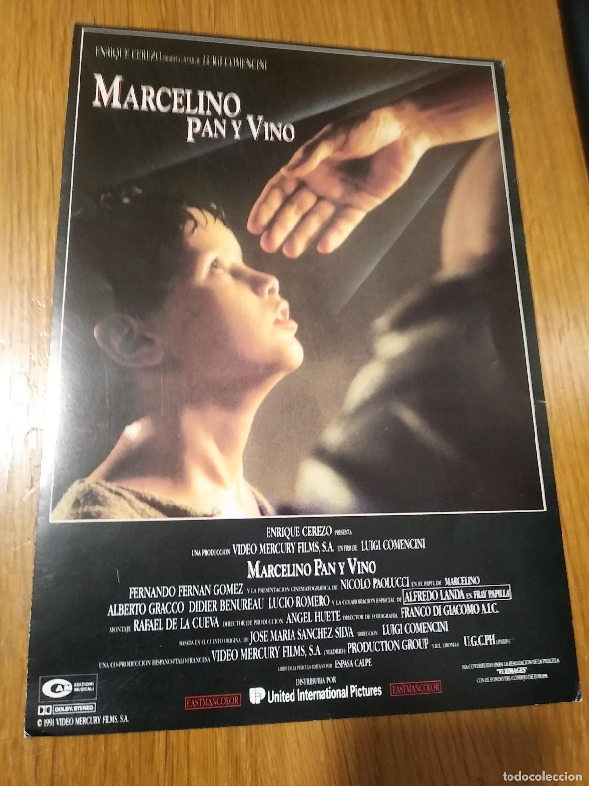 Cine: MARCELINO PAN Y VINO - DIPTICO DE LA PELICULA.