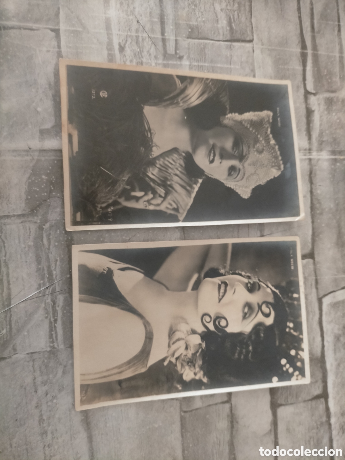 Cine: Actriz Pola negri cine mudo 2 postales