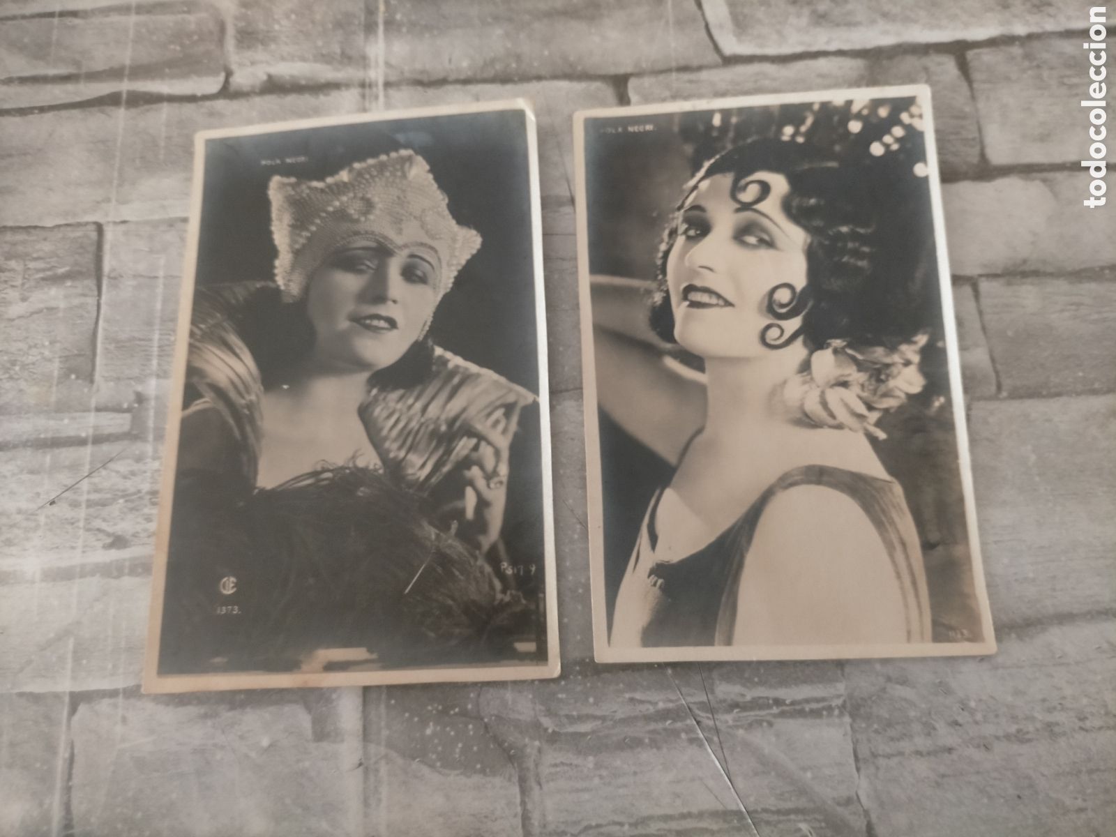 Cine: Actriz Pola negri cine mudo 2 postales