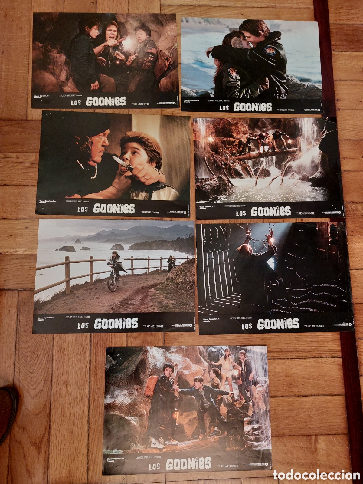 Cine: 7 fotocromos Los Goonies originalez