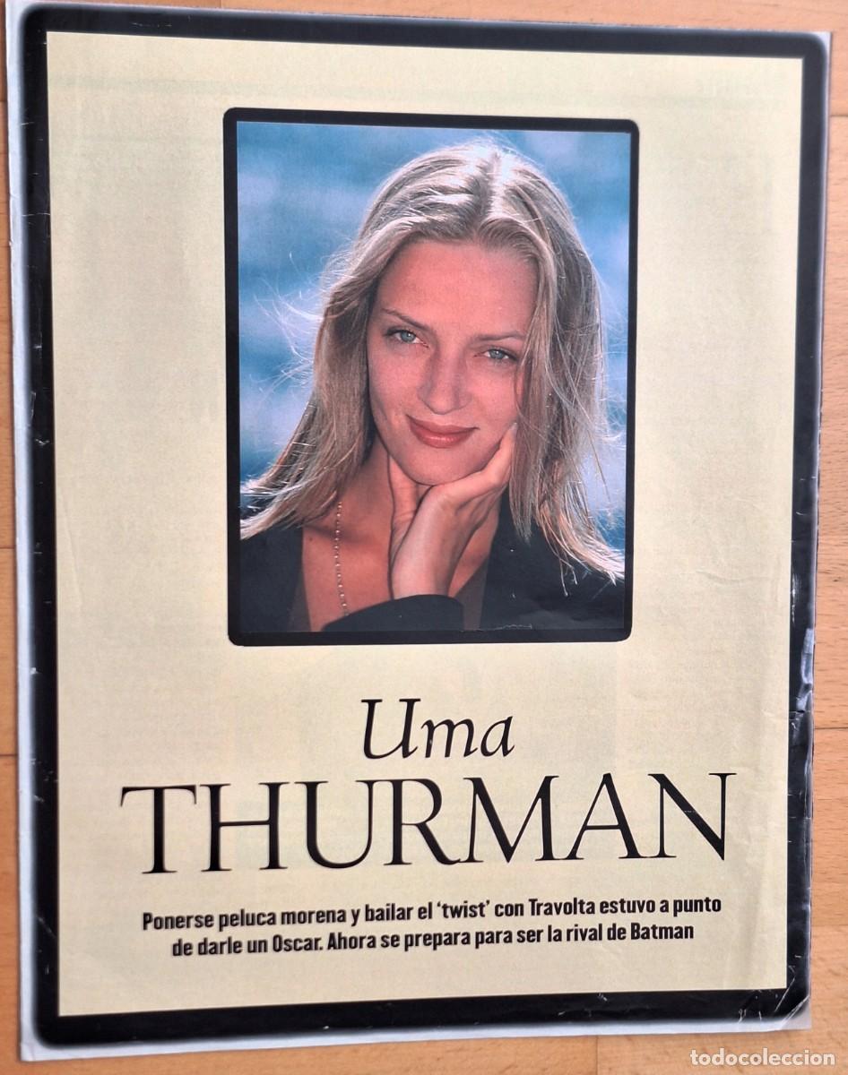 Cine: FOLLETO REVISTA EXCLUSIVA UMA THURMAN DE 1996 (6 PAGINAS) -CON FOTOGRAFIAS Y FICHA