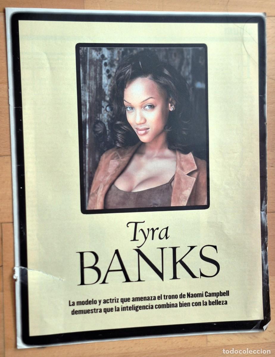 Cine: FOLLETO REVISTA EXCLUSIVA TYRA BANKS DE 1996 (6 PAGINAS) -CON FOTOGRAFIAS Y FICHA
