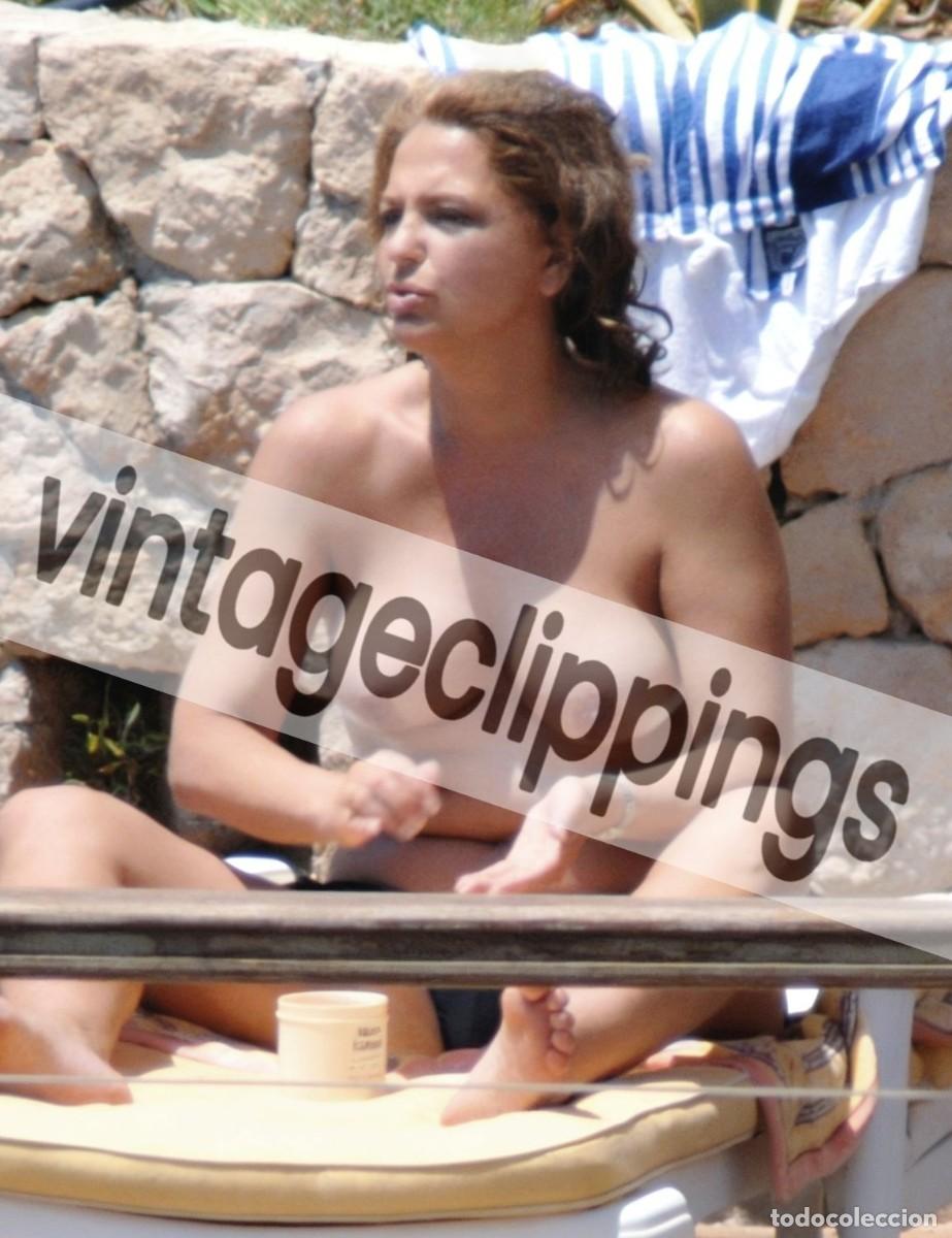 Cine: PRINCESA IRA DE F&Uuml;RSTENBERG Topless en Ibiza 1991 Fotografia sexy 15x20 foto desnuda Royal actriz