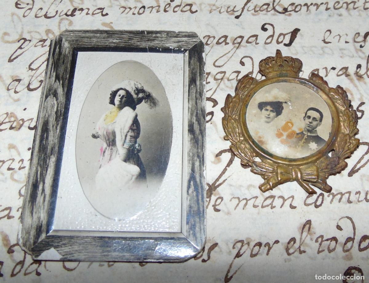 Cine: LOTE DOS FOTOS ANTIGUAS PEQUE&Ntilde;AS, 5,5x3,7CM Y 3x3,5CM
