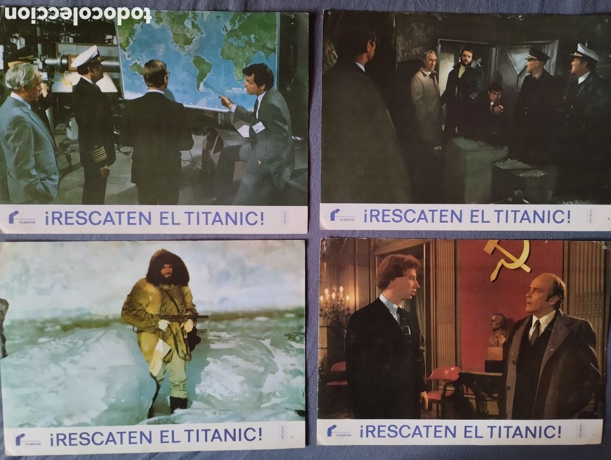 Cine: 6 FOTOCROMOS - RESCATEN AL TITANIC