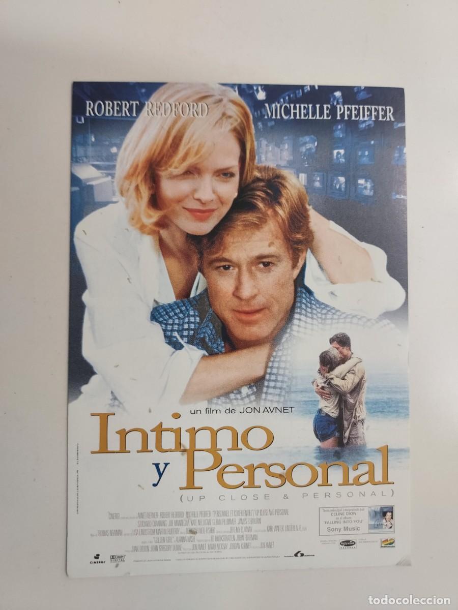 Cine: POSTAL CINE PELICULA INTIMO Y PERSONAL, ROBERT REDFORD, MICHELLE PFEIFFER. S/C. LAUREN FILMS