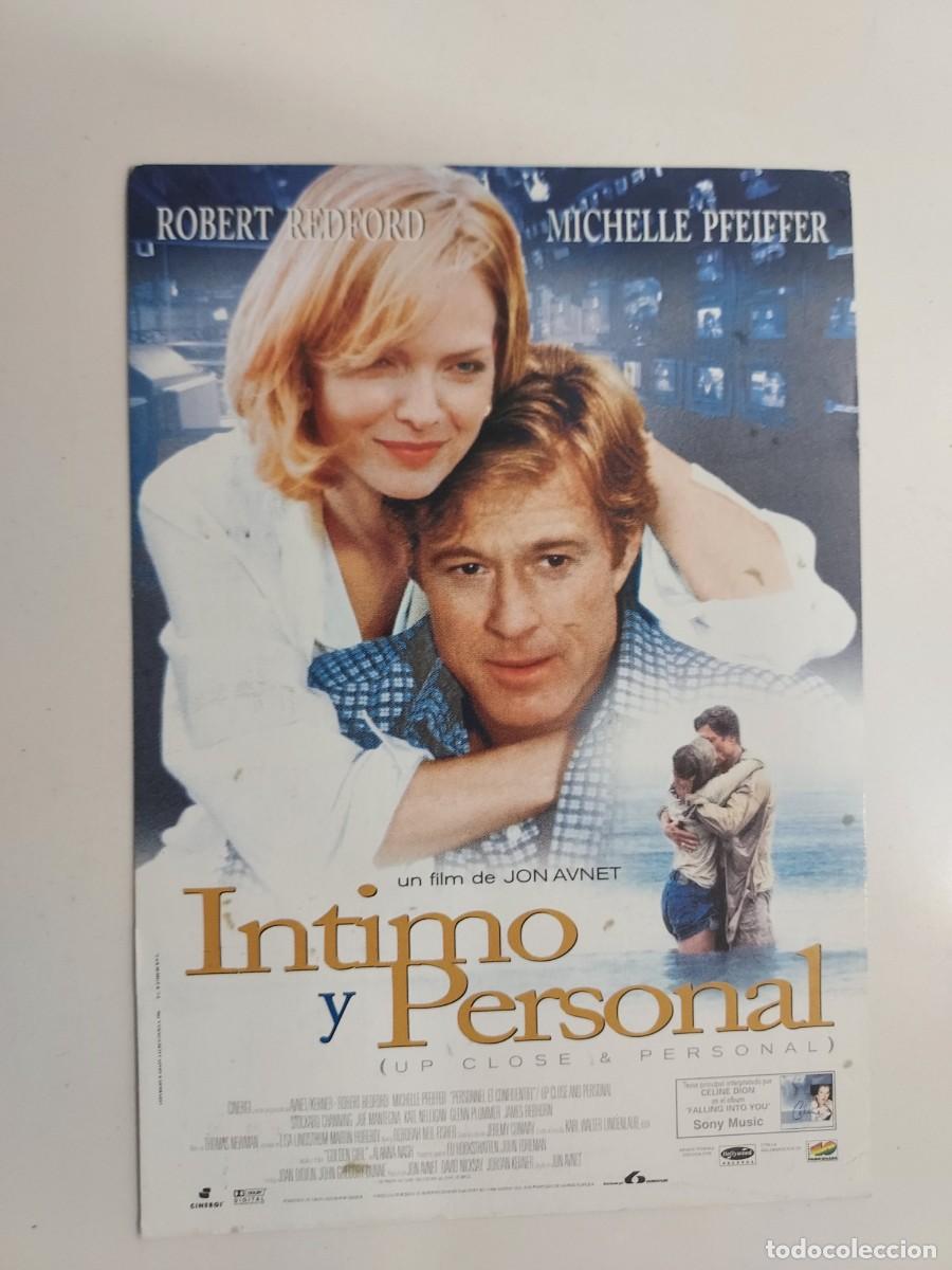 Cine: POSTAL CINE PELICULA INTIMO Y PERSONAL, ROBERT REDFORD, MICHELLE PFEIFFER. CIRCULADA. LAUREN FILMS