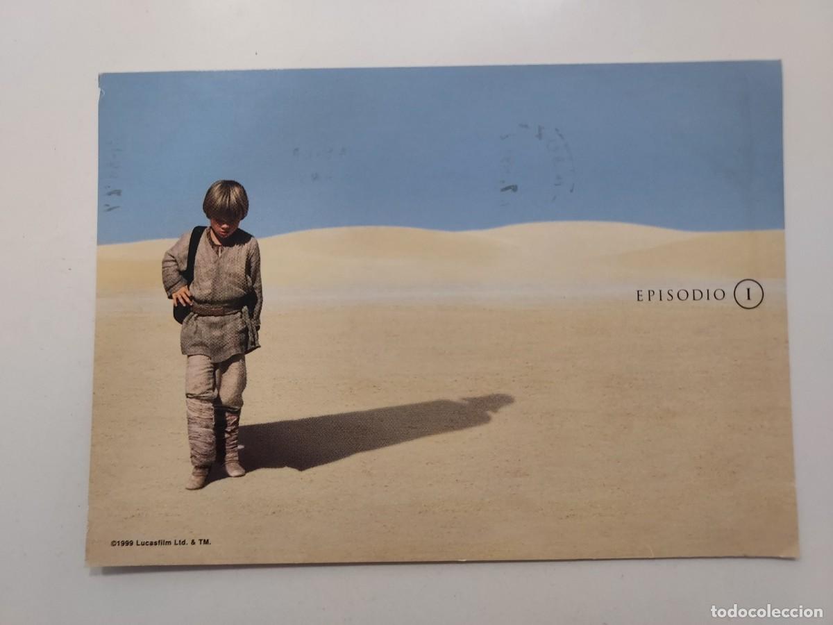 Cine: POSTAL CINE PELICULA STAR WARS. EPISODIO I. LUCASFILM 1999 ESTRENO 20 AGOSTO. CIRCULADA