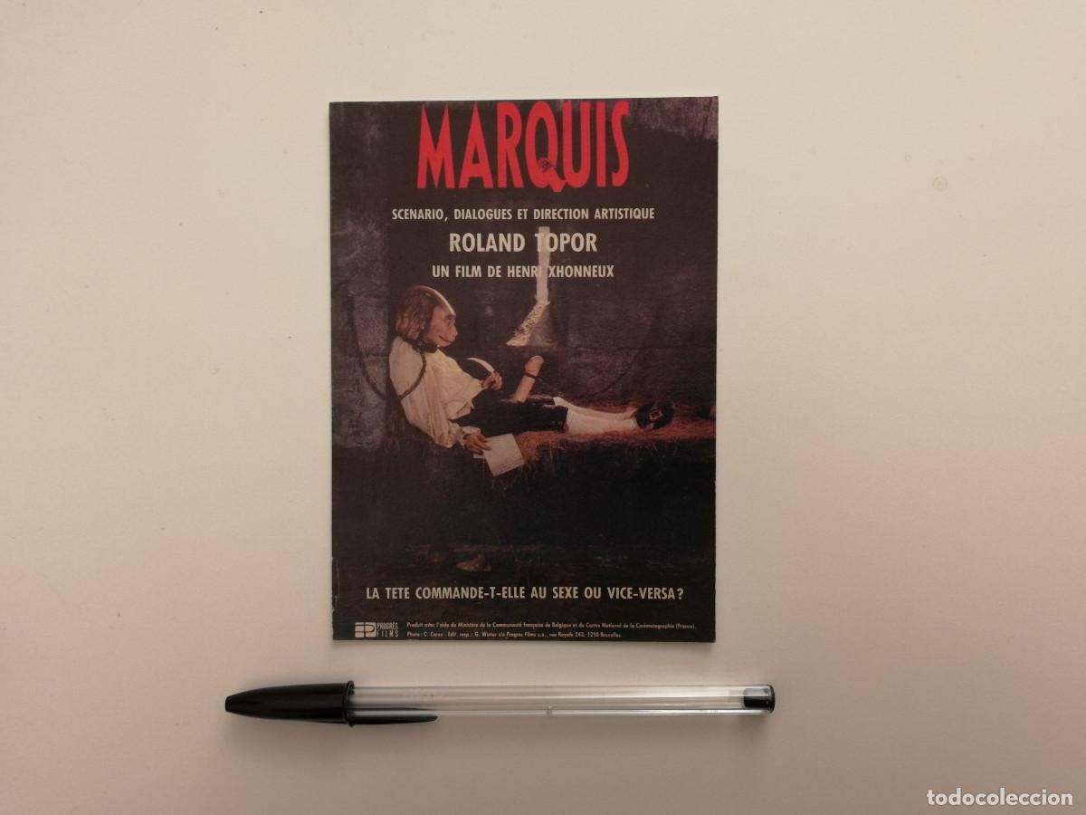 Cine: TARJETA ACARTONADA -10*15- Marquis - ANIMACION COMEDIA - Henri Xhonneux