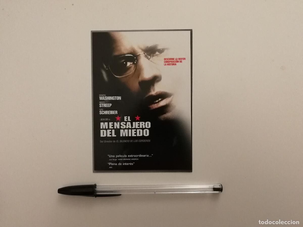Cine: IMPRESO ORIGINAL -9*13- EL MENSAJERO DEL MIEDO - DENZEL WASHINGTON