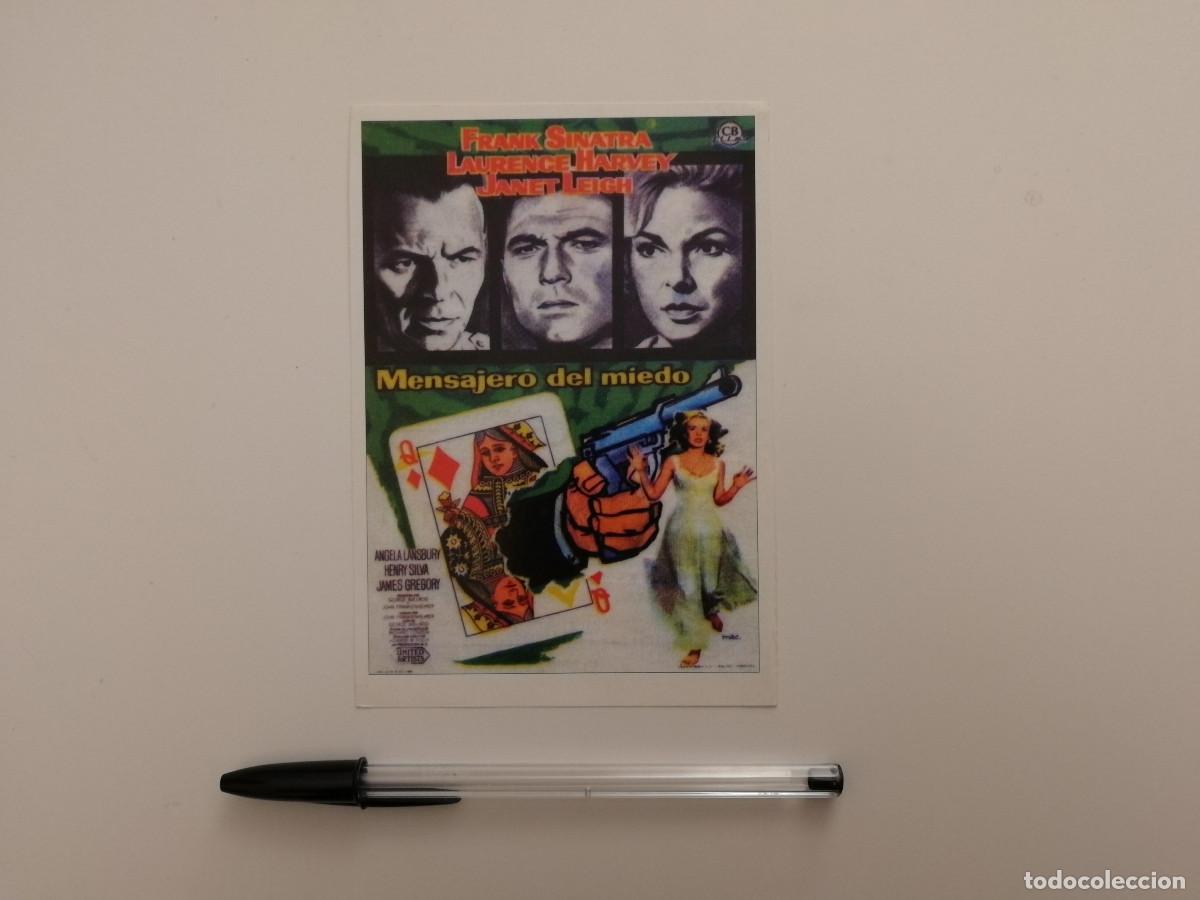 Cine: FICHA COLECCIONABLE -10*15- EL MENSAJERO DEL MIEDO - FRANK SINATRA - JANET LEIGH