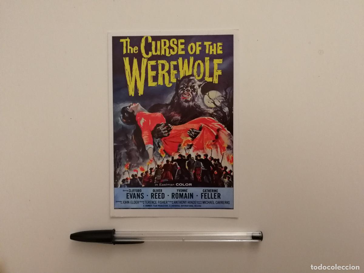 Cine: FICHA COLECCIONABLE -10*15- LA MALDICION DEL HOMBRE LOBO - OLIVER REED - TERROR HAMMER