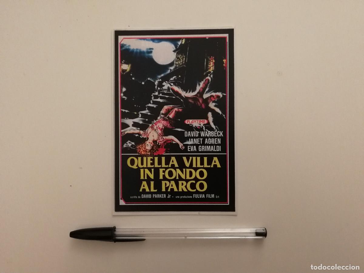 Cine: IMPRESO PAPEL -9*13- El Hombre Rata - TERROR - Quella villa in fondo al parco - Janet Agren