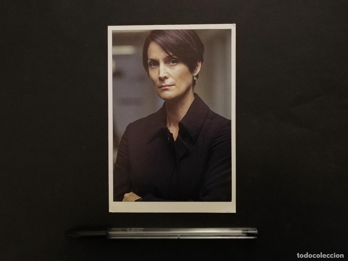 Cine: FICHA COLECCIONABLE -10*15- Carrie-Anne Moss