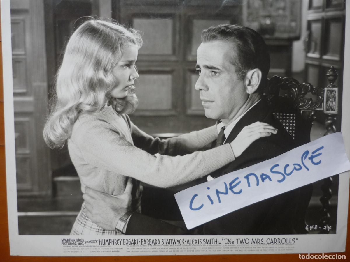 Cine: the two mrs. carrolls - foto original b/n - humphrey bogart ann carter