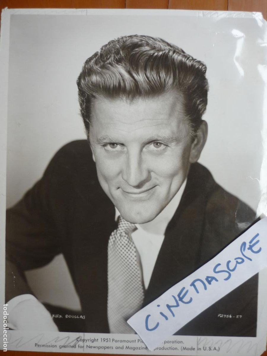Cine: kirk douglas - foto original b/n - cinema actor paramount pictures