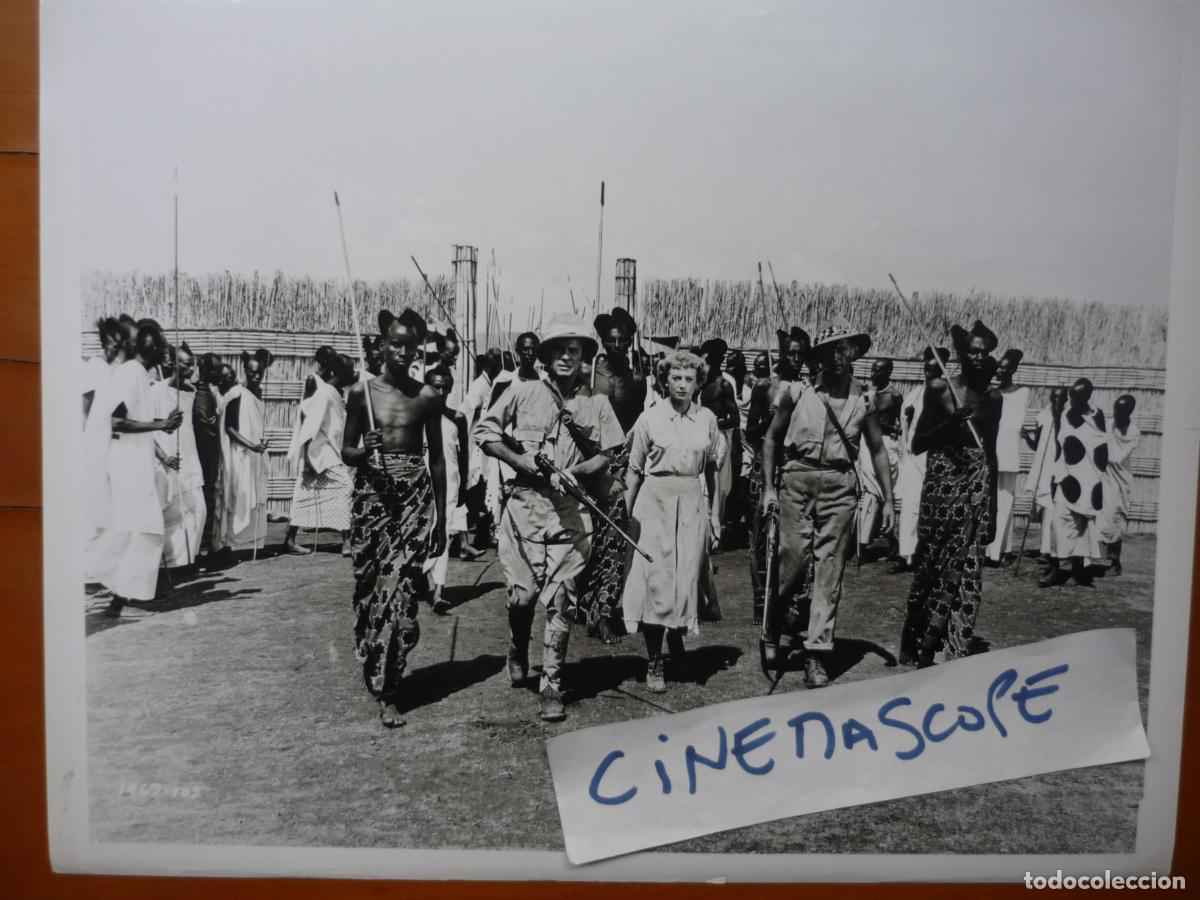 Cine: las minas del rey salomon - foto original b/n - deborah kerr stewart granger Richard Carlson