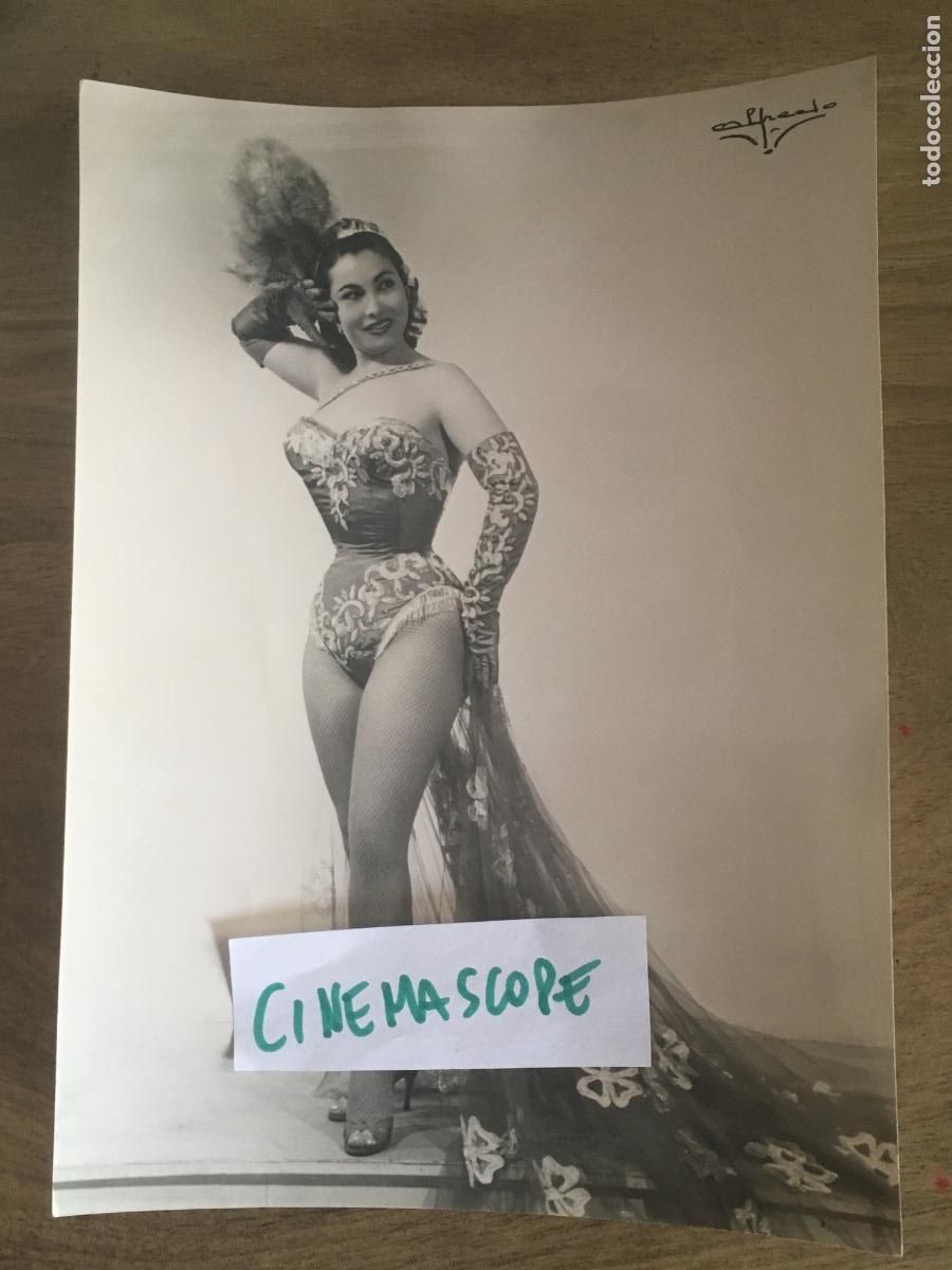 Cine: coral rodiel artista actriz bailarina foto original antigua fotografo alfredo barcelona