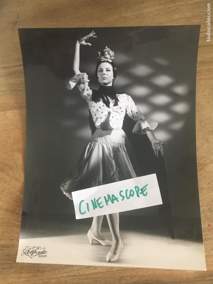 Cine: sylvia artista flamenco bailarina foto original antigua fotografo alfredo barcelona