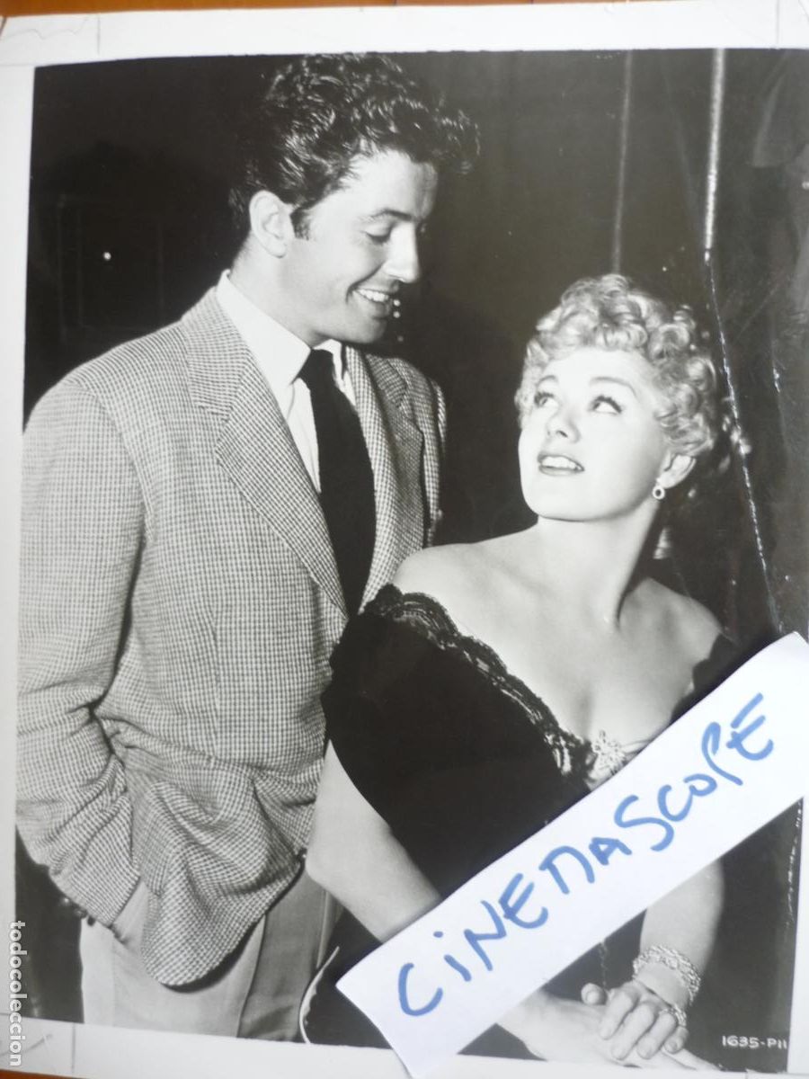 Cine: farley granger shelley winters - foto original b/n - Behave Yourself portate bien - rodaje