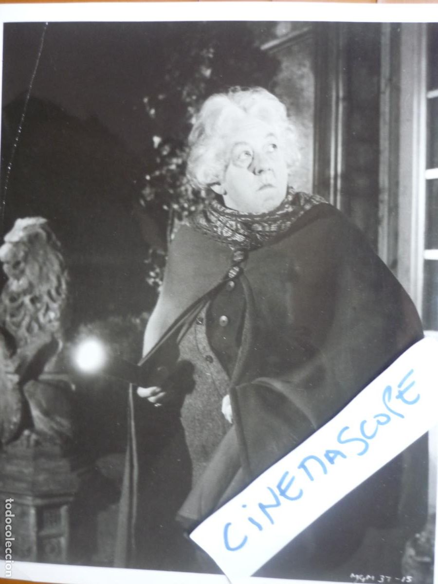 Cine: margareth rutherford - foto original b/n - el tren de los 4:50 Murder She Said