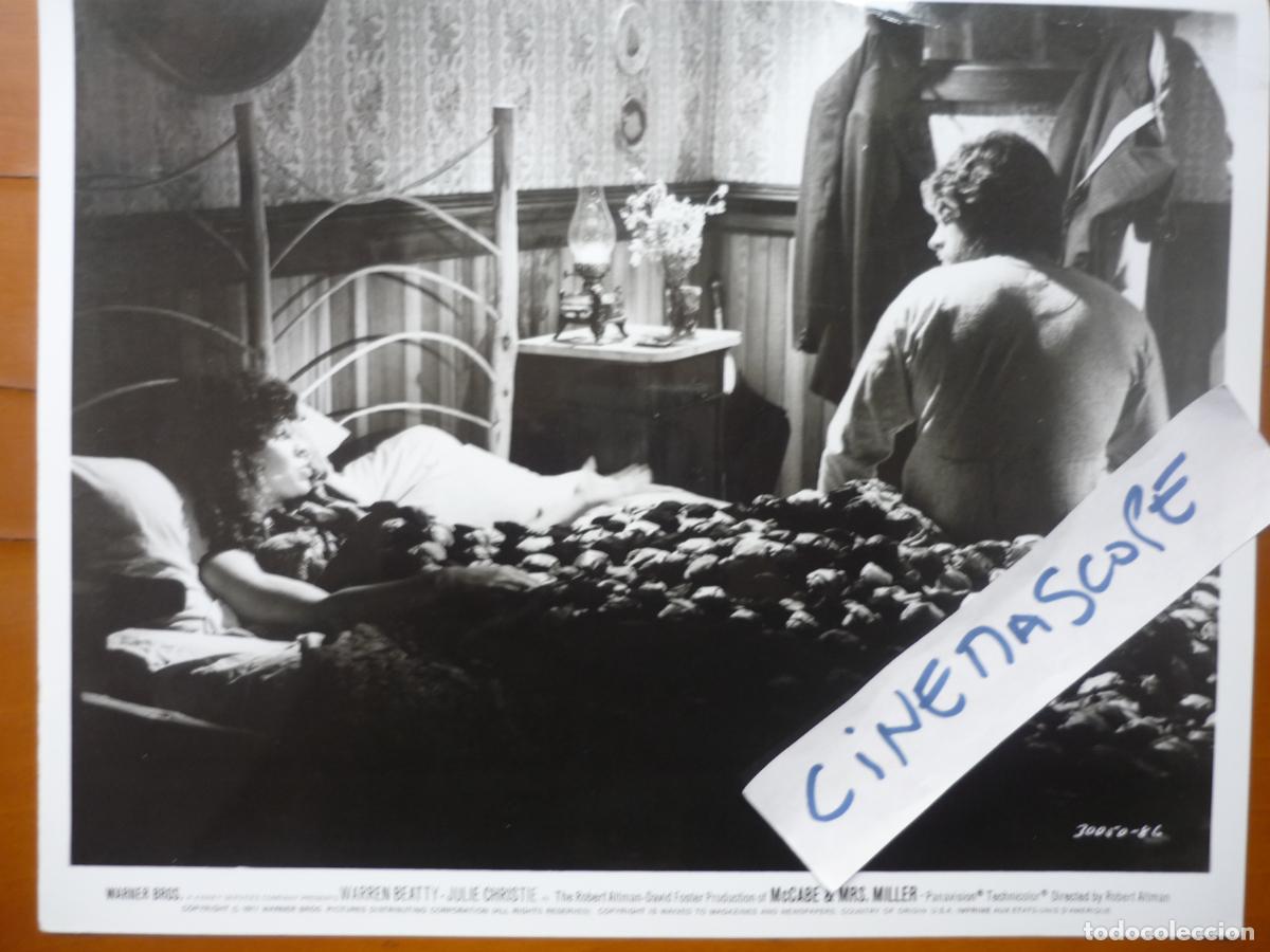 Cine: los vividores McCabe and Mrs. Miller - foto original b/n - julie christie waren beatty robert altman