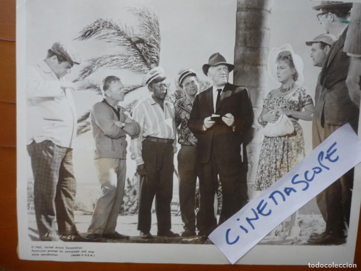 Cine: spencer tracy - foto original b/n - mickey rooney peter falk ethel merman phil silvers