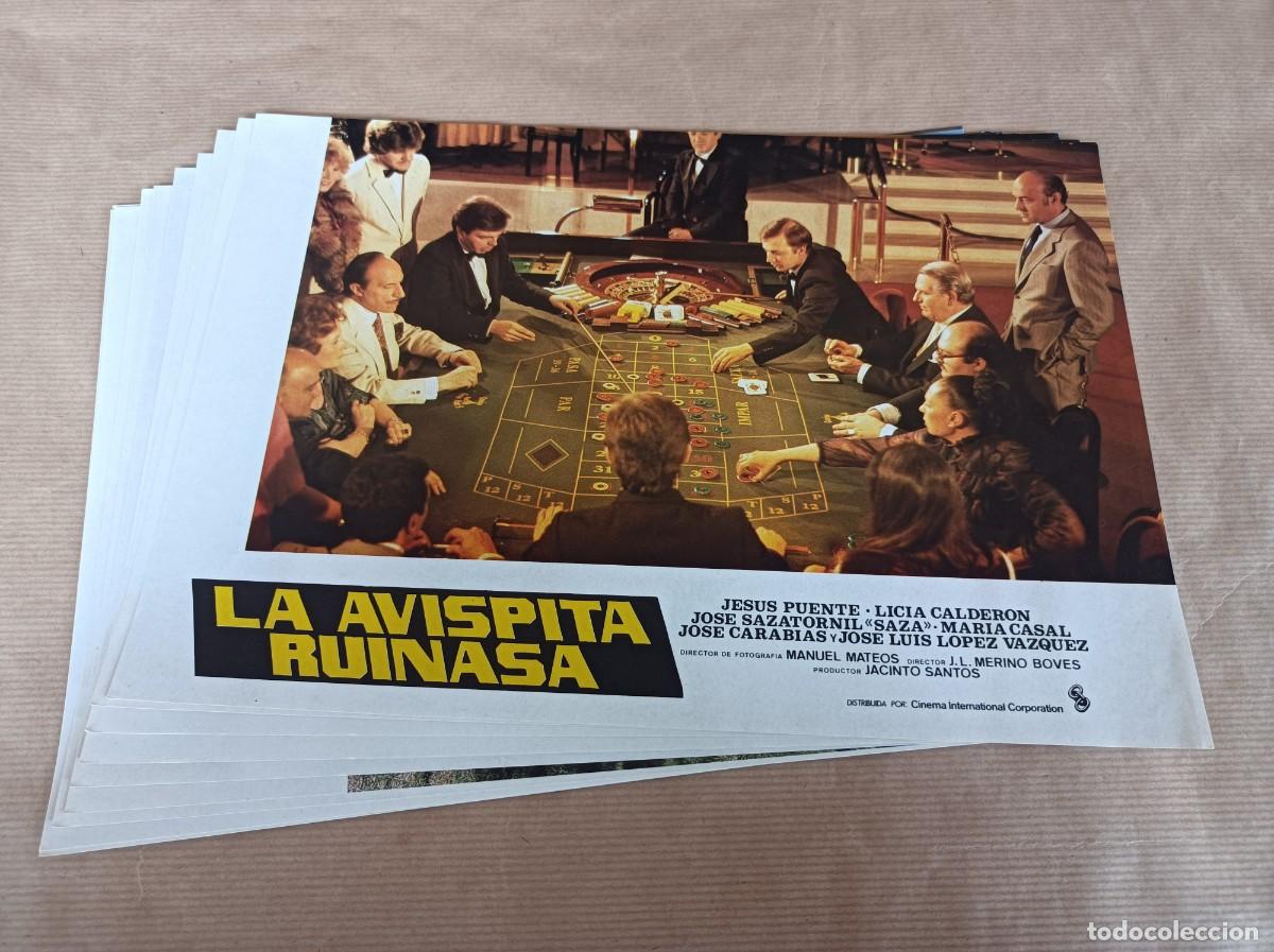 Cine: 12 FOTOCROMOS PEL&Iacute;CULA LA AVISPITA RUINASA
