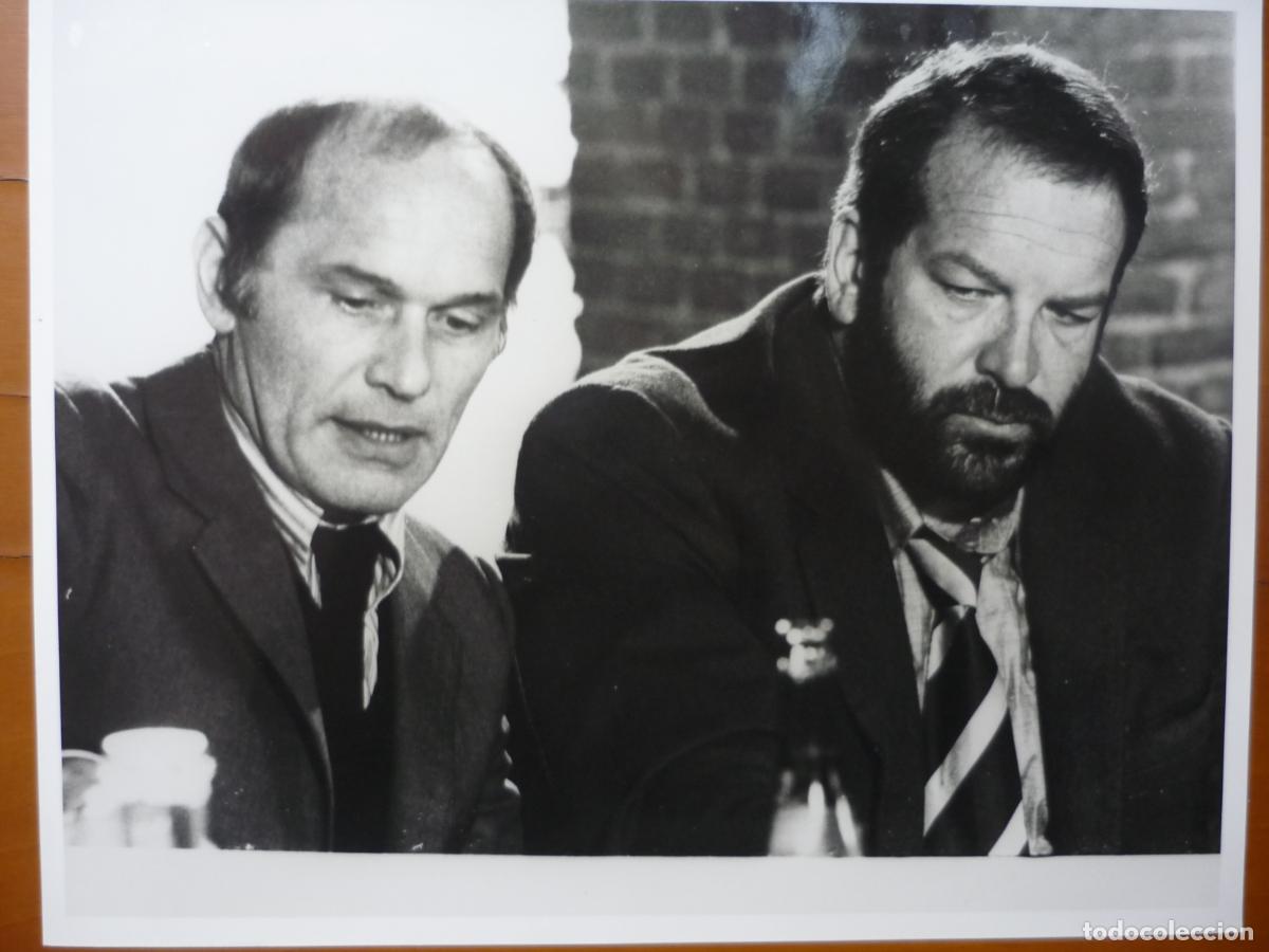 Cine: bud spencer - foto original b/n - turin negro - Marcel Bozzuffi