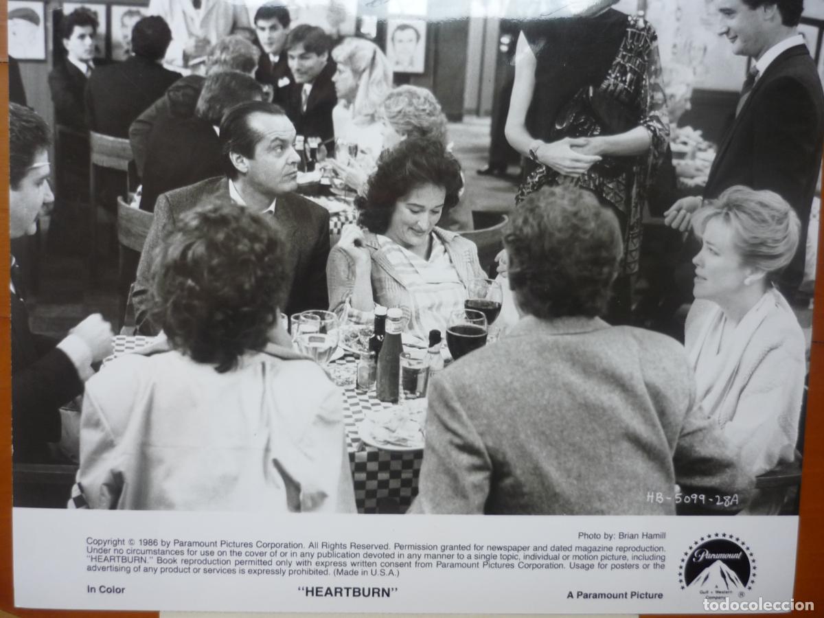 Cine: heatburn - foto original b/n - se acabo el pastel meryl streep jack nicholson catherine o'hara