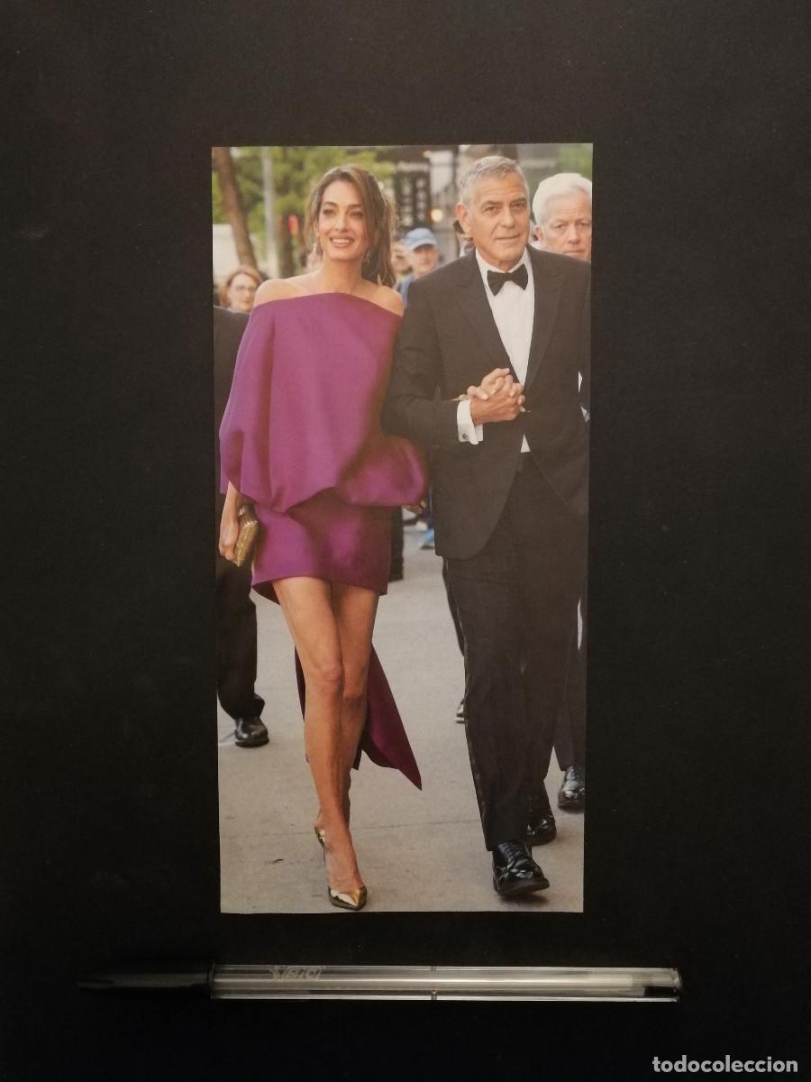Cine: TARJETA ACARTONADA - GEORGE CLOONEY - Amal