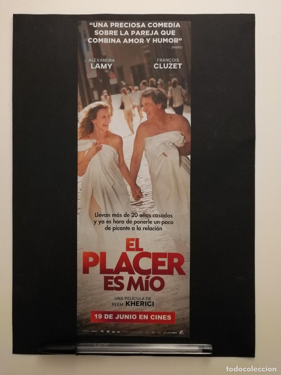Cine: ANUNCIO ACARTONADO - EL PLACER ES MIO - Alexandra Lamy
