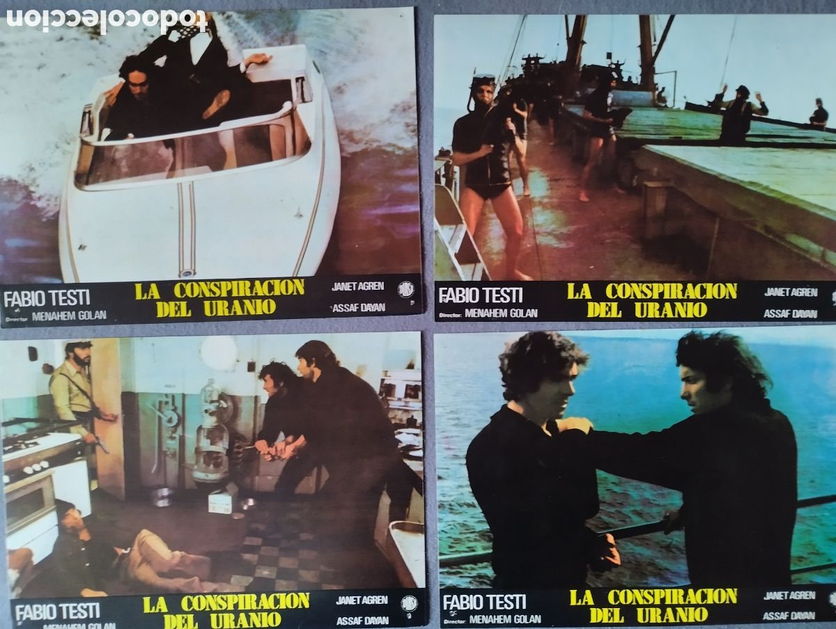 Cine: 8 FOTOCROMOS - LA CONSPIRACI&Oacute;N DE URANO - SET COMPLETO
