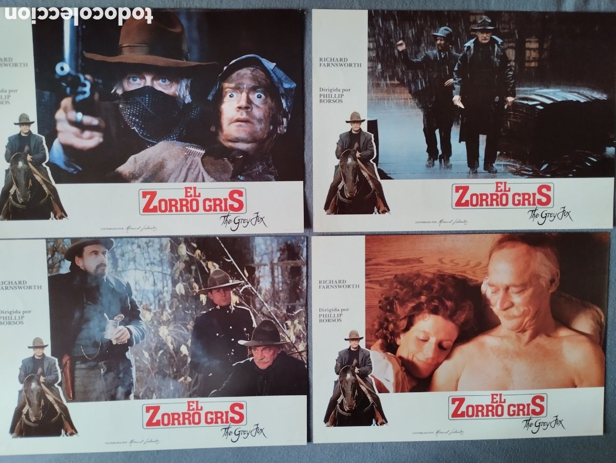 Cine: 12 FOTOCROMOS - EL ZORRO GRIS - SET COMPLETO