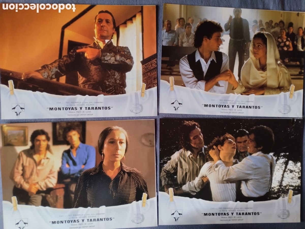 Kino: 8 FOTOCROMOS - MONTOYAS Y TARANTOS - SET COMPLETO