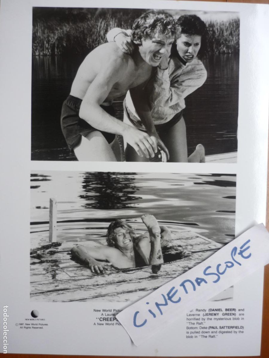 Cine: creepshow 2 - foto original b/n - daniel beer jeremy green paul satterfield Stephen King