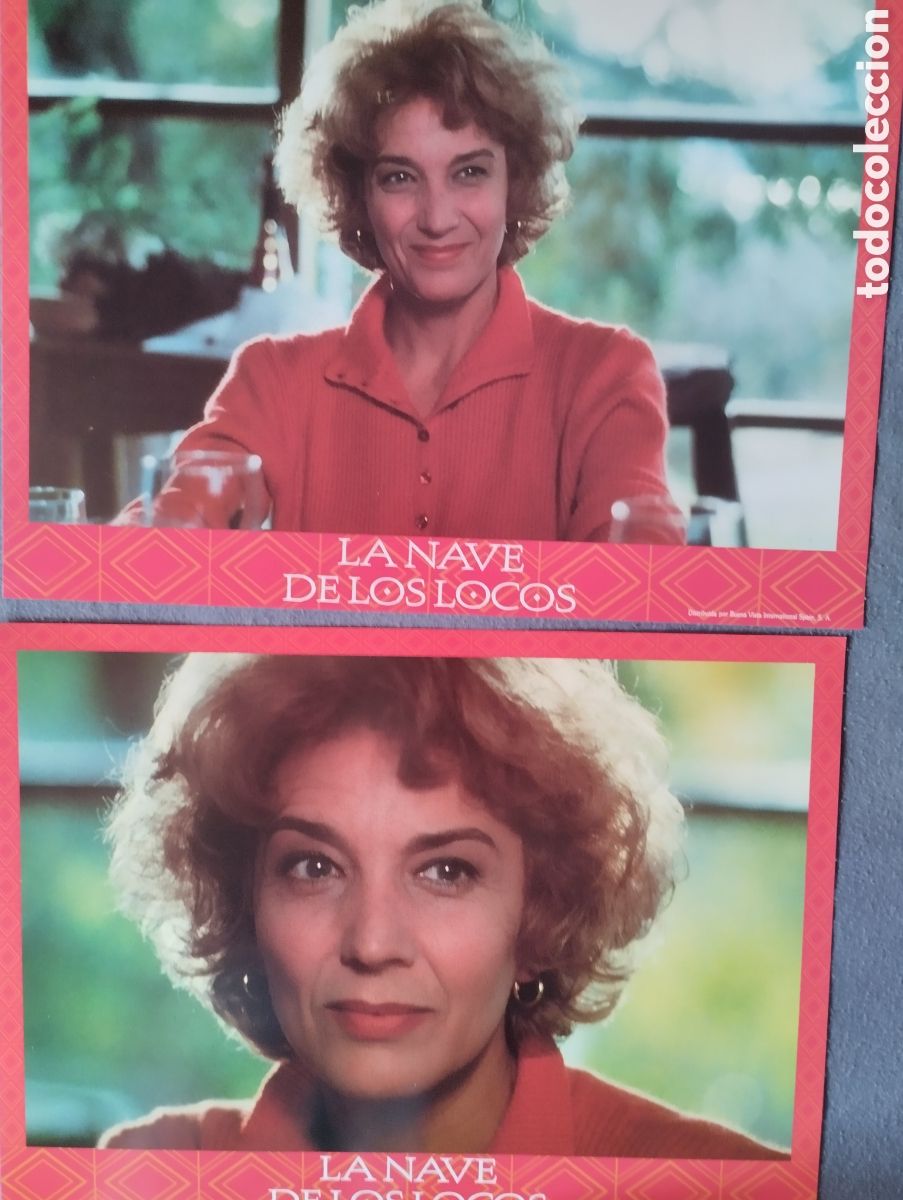Cine: 10 FOTOCROMOS - LA NAVE DE LOS LOCOS - SET COMPLETO