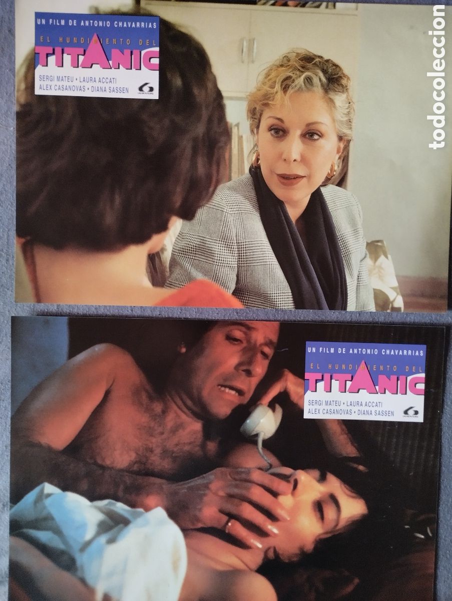 Cine: 10 FOTOCROMOS - EL HUNDIMIENTO DEL TITANIC - SET COMPLETO