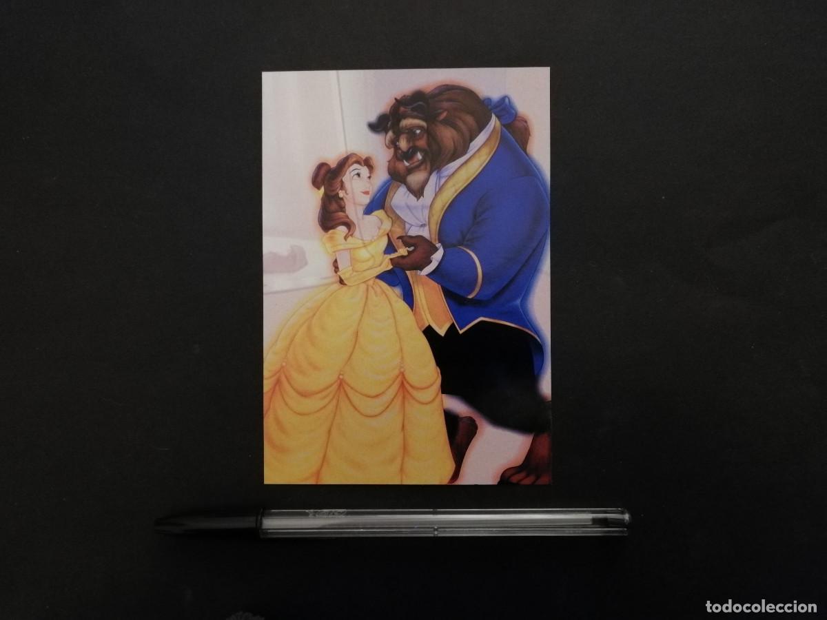Cine: TARJETA ACARTONADA -9*13- LA BELLA Y LA BESTIA - WALT DISNEY