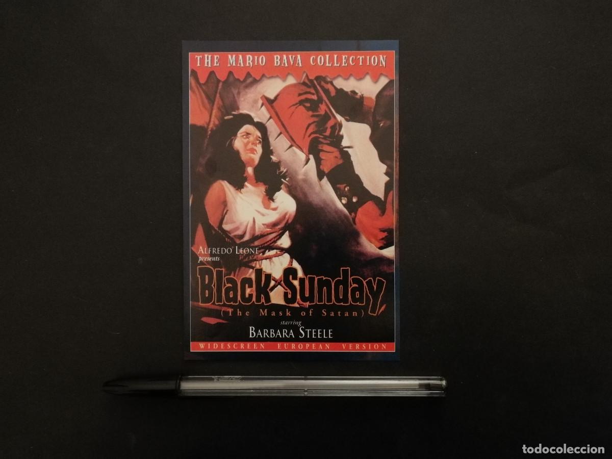 Cine: TARJETA ACARTONADA -9*13- LA MASCARA DEL DEMONIO - TERROR - MARIO BAVA - BARBARA STEELE