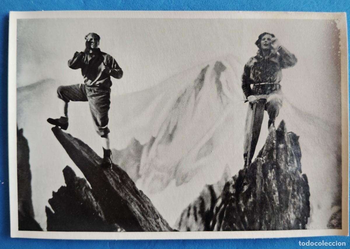 Cine: FOTOCROMO. TORMENTA EN EL MONTBLANC. 1930. LENI RIEFENSTAHL.EL ENVIO ESTA INCLUIDO .
