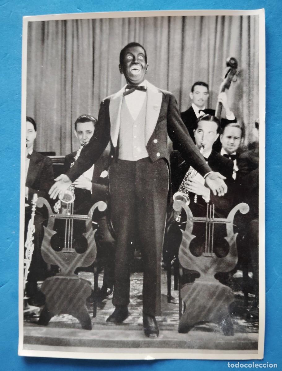 Cine: FOTOCROMO. EL CANTOR DE JAZZ. 1927. PRIMERA PELICULA SONORA.EL ENVIO ESTA INCLUIDO .