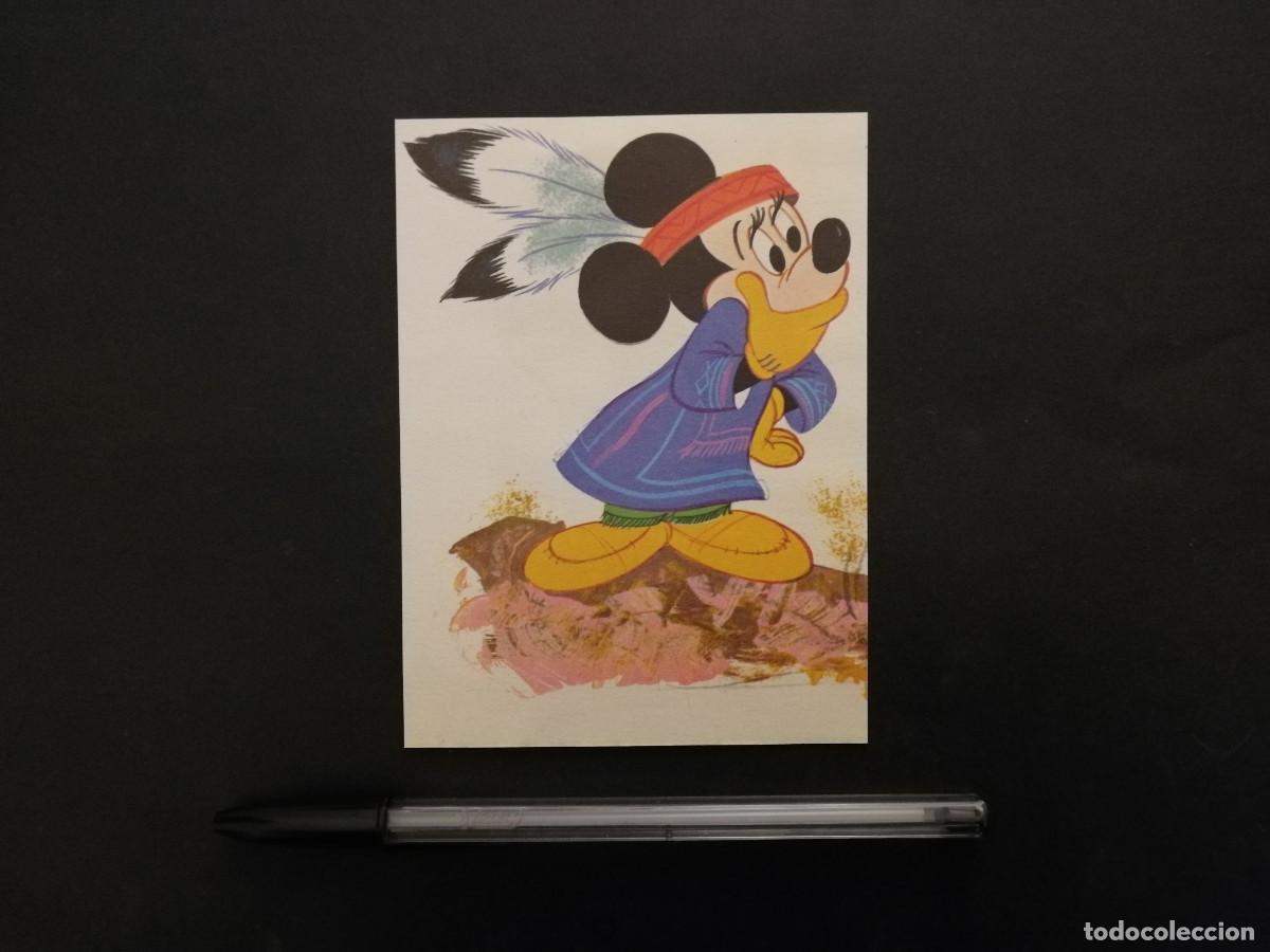 Cine: TARJETA ACARTONADA -9*13- MINNIE MOUSE INDIO - WALT DISNEY