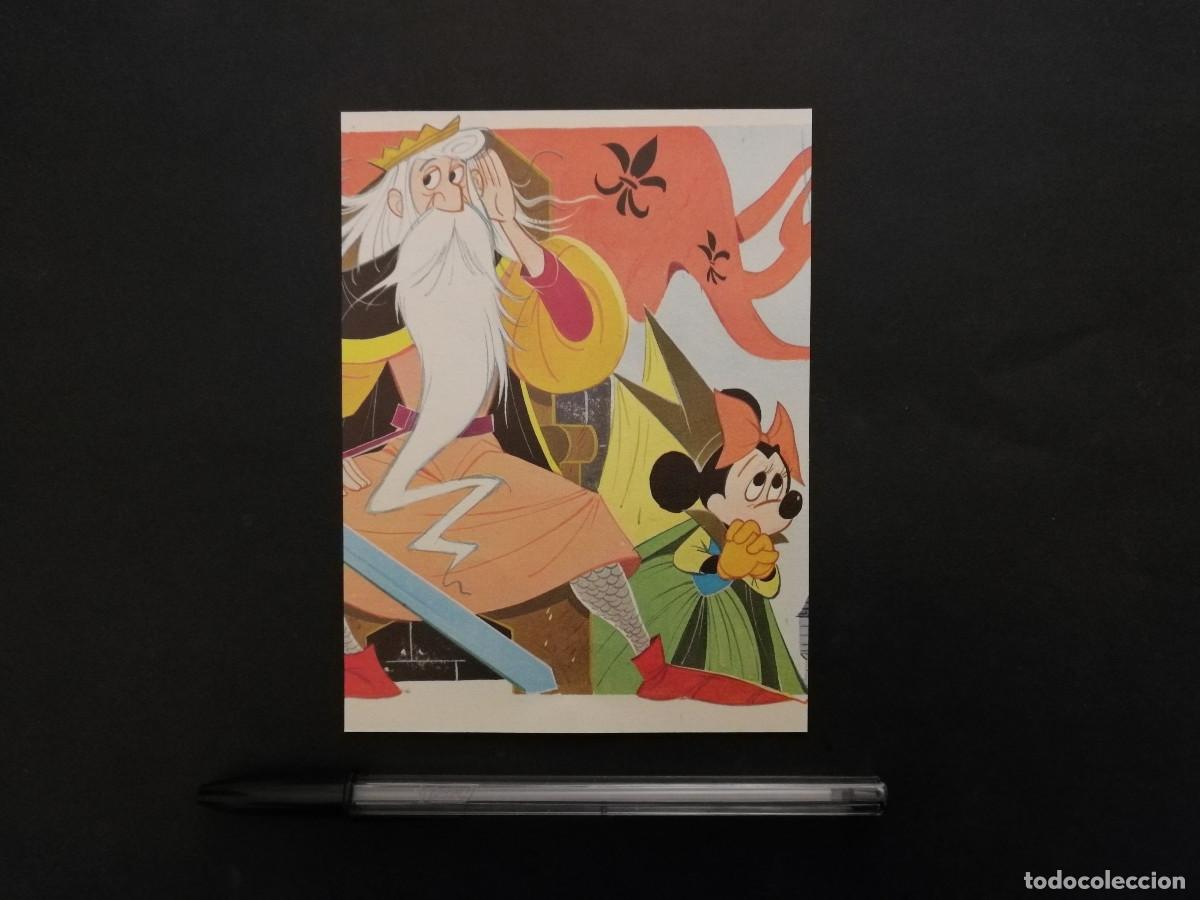 Cine: TARJETA ACARTONADA -10*15- MINNIE MOUSE MERLIN MEDIEVAL- WALT DISNEY