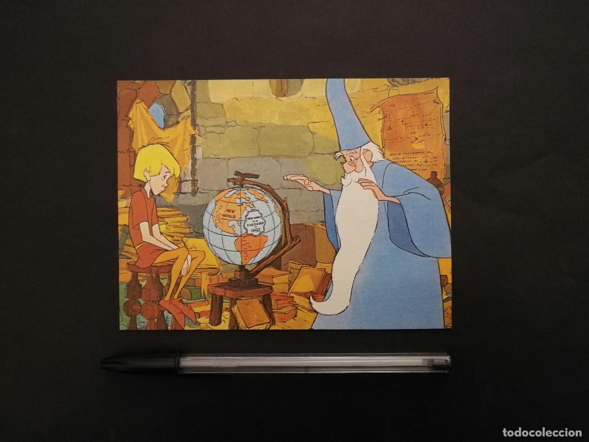 Cine: TARJETA ACARTONADA -10*15- Merl&iacute;n el encantador - WALT DISNEY
